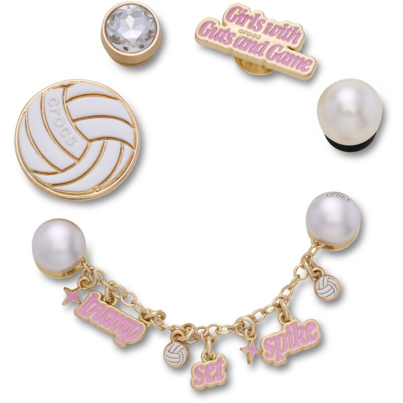 Crocs™ Jibbitz Volleyball Bling 5 Pack 