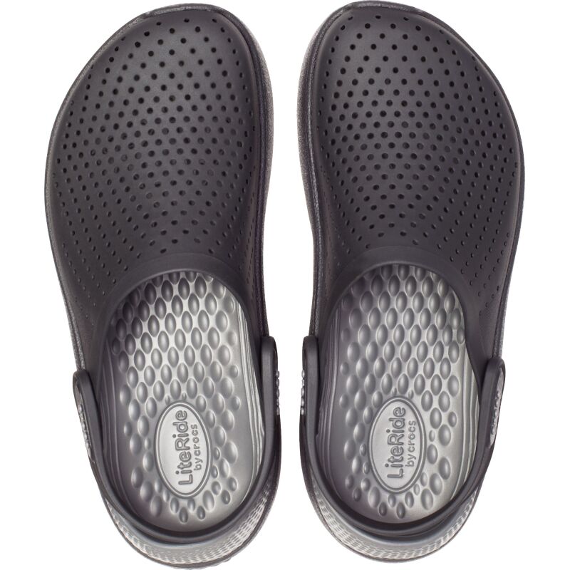 Crocs™ LiteRide Clog Black/Slate Grey