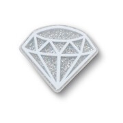 Crocs™ Jibbitz Purple Diamonds 