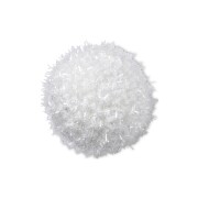 Crocs™ Jibbitz White Metallic Puff Ball 