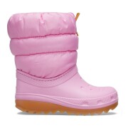 Crocs™ Classic Neo Puff Boot Toddler's 207683 Pink Tweed/Gum