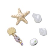 Crocs™ Jibbitz Gold Sea 5 Pack 