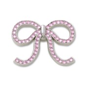Crocs™ Jibbitz Pink Glittery Bow 