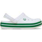 Crocs™ Crocband Clog Kids' White/Green Ivy