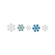 Crocs™ Jibbitz Snowflakes 5 Pack 
