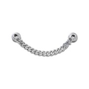 Crocs™ Jibbitz Silver Flat Curb Chain 