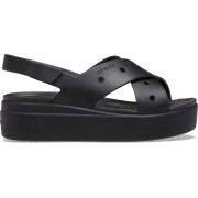 Crocs™ Brooklyn 4U Cross Strap Sandal Black