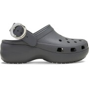Crocs™ Classic Platform Buckle Clog Women's Carbon