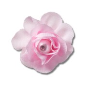 Crocs™ Jibbitz Pink Fabric Flower With Pearl 