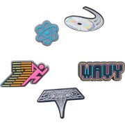 Crocs™ Jibbitz Wavy Lace Backer 5-Pack 