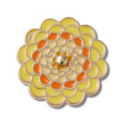 Crocs™ Jibbitz Yellow Spinner Flower 