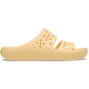Crocs™ Classic Floral Cut Out Sandal Golden Hour
