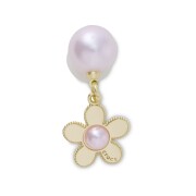 Crocs™ Jibbitz Pink Pearl and Gold Flower 