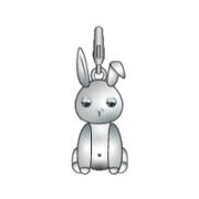 Crocs™ Jibbitz Silver Bunny Charm 