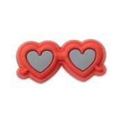 Crocs™ Jibbitz Red Heart Sunglasses 