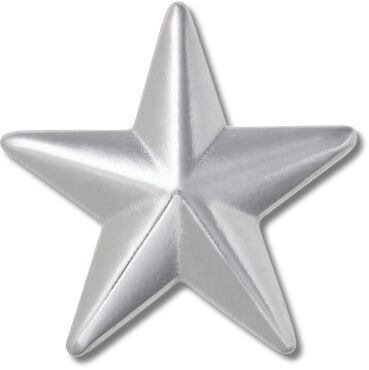 Crocs™ Jibbitz Silver Star Badge 
