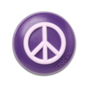 Crocs™ Jibbitz Black And Pink Peace Sign 