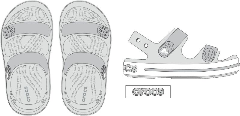 Crocs™ Crocband Cruiser Sandal Kids' Moonlight/Atmosphere